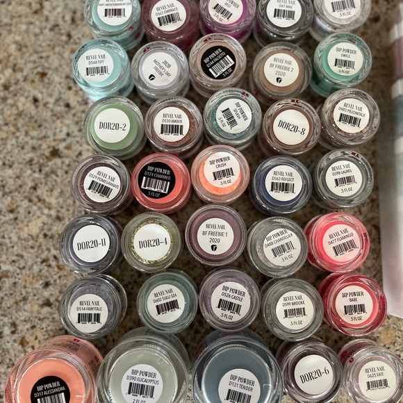 Revel Nail Dip Powders (97 total colors) Most unopened! - Picture 7 of 8